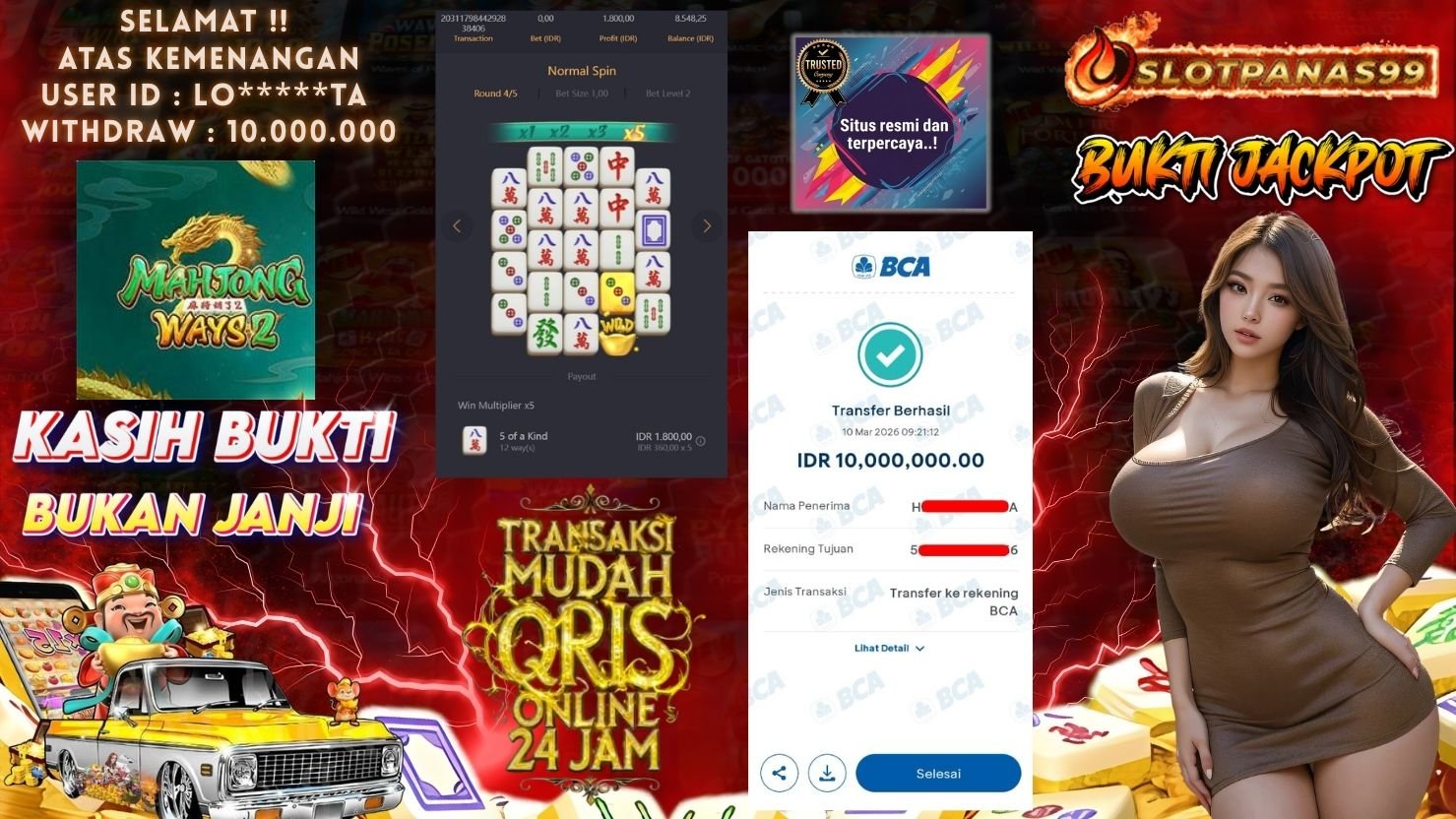 SLOTPANAS99 JACKPOT SLOT MAHJONG WAYS 2